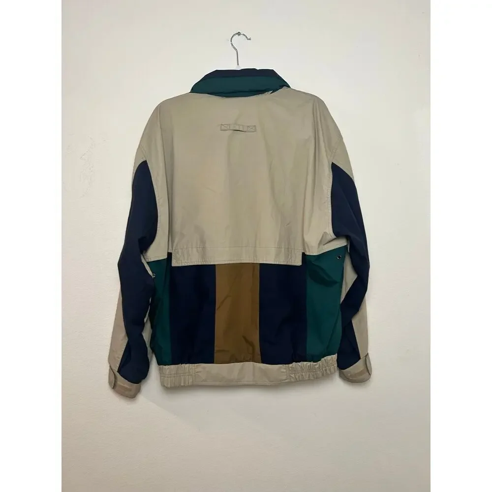 Vintage London Fog Unisex Jacket Size Large Sailboat Windbreaker Coastal - Picture 5 of 6